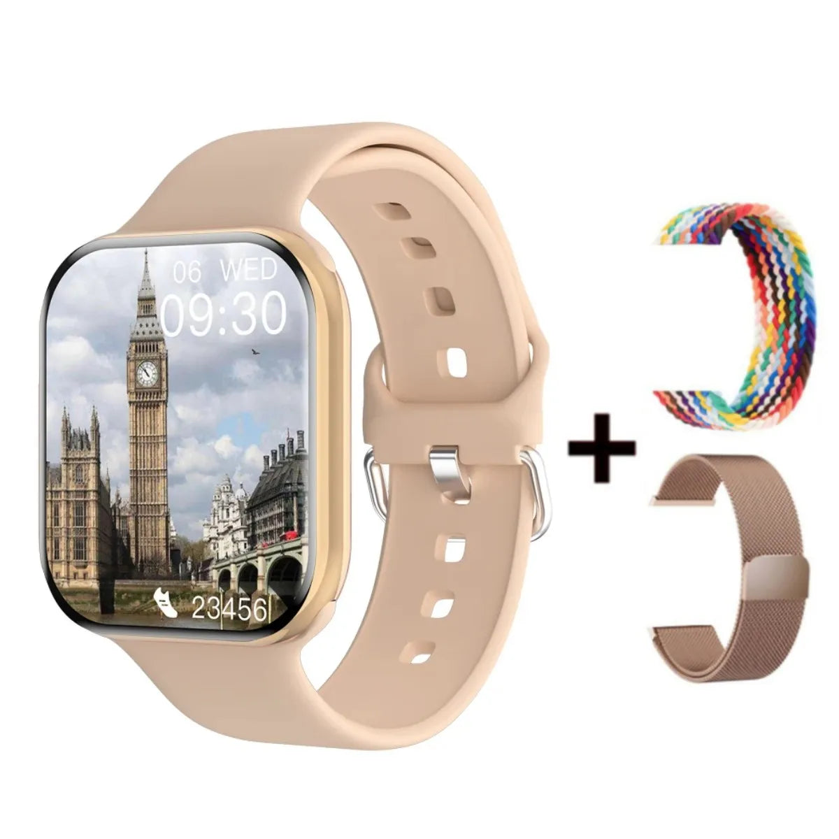 2025 Nouveau pour Apple GPS Watch 10 Smart Watch Men HD AMOLED MEMORY MUSIC 3D surround Bluetooth Call Staterproof Smartwatch femme