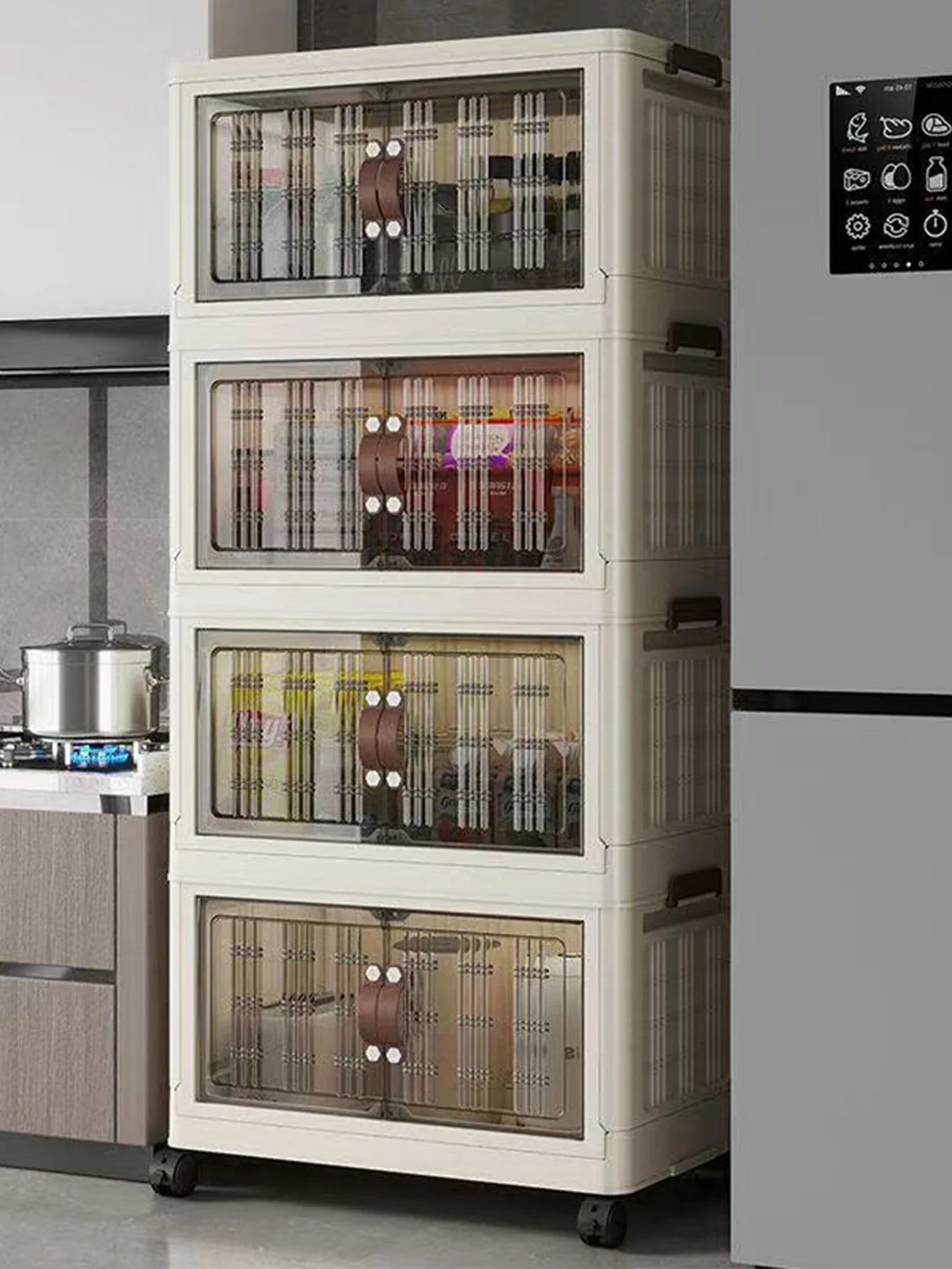 Armoire de rangement de rangement à pliage multifonction de grande capacité Organisateur de placard à poussière Boîtes de rangement faciles à installer