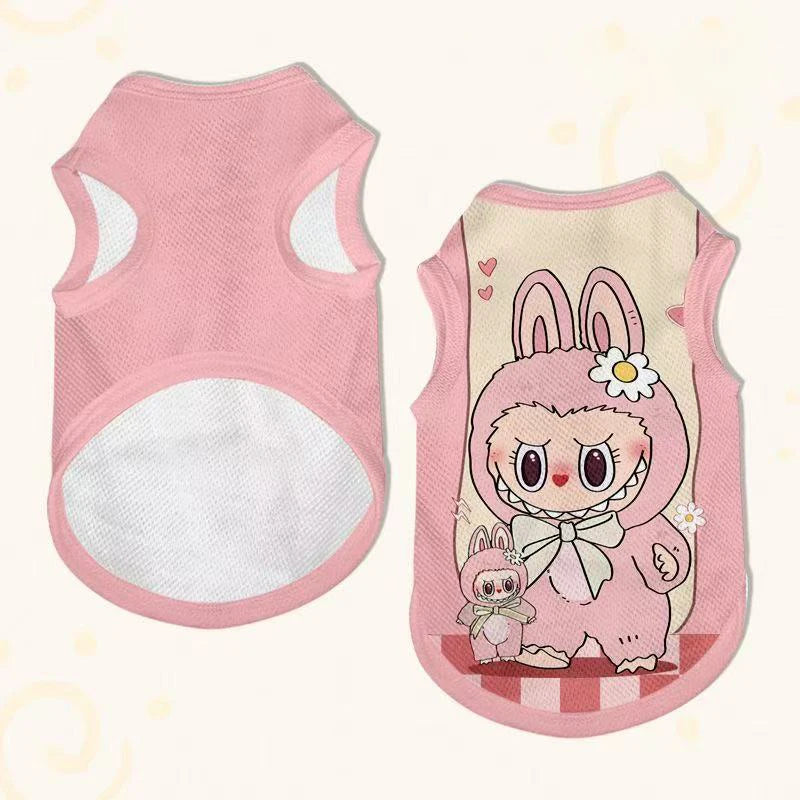 6Sizehot vendre des vêtements d'animaux jellycat gilet 3 mignon motif maillage styles respirant