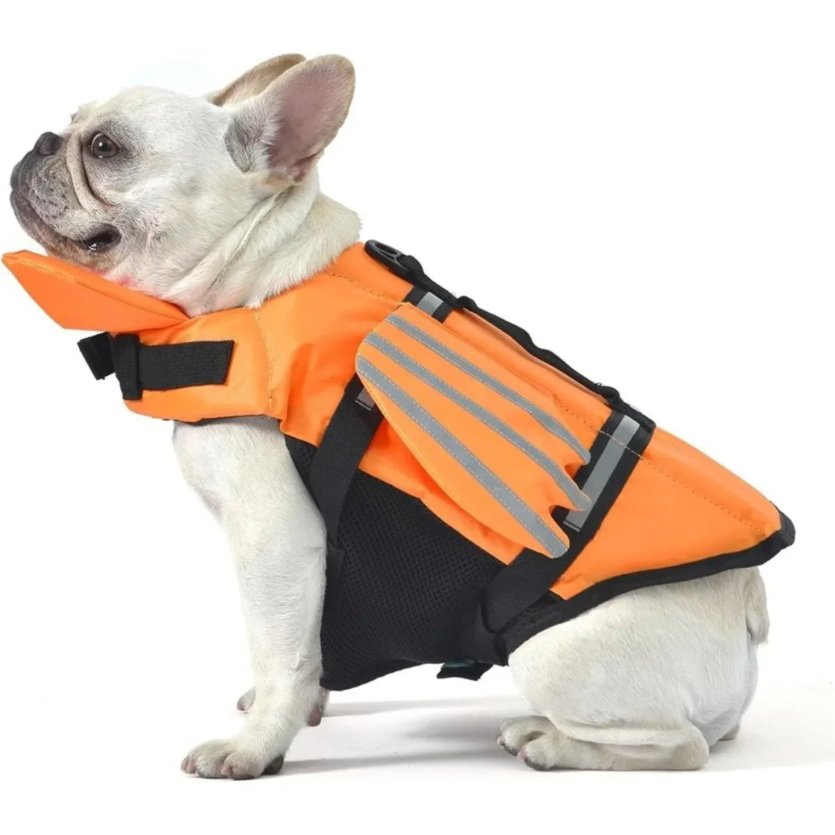 Dogs Life Jacket with Chin Float Oxford Breathable Adjustable Swimming Vests with Reflective & Rescue Handle for Most Sizes Dogs
