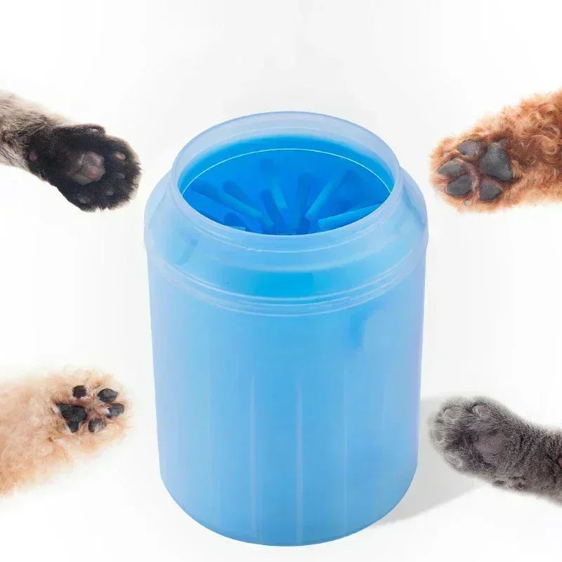 Chien de pied de pied tasse path lasher nettoyeur chien chat bas de pas brosse de nettoyage
