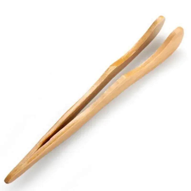 Bamboo Reusable Toast Tongs Cuisine Ustensile Tea Tong pour fruits Toast Tea Pain Pinon Cuisine