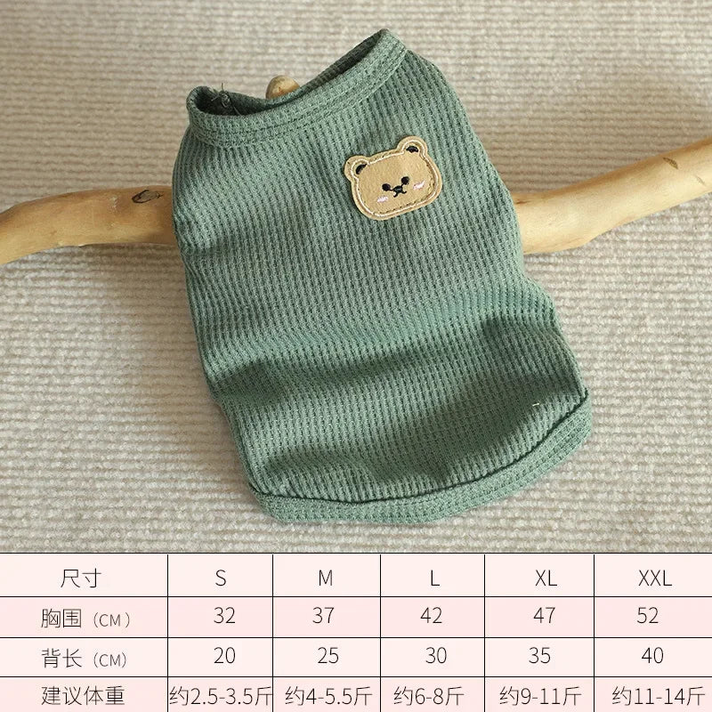 Vêtements de chien cool d'été Nouveaux chiens gilet pour animaux de compagnie pour chiot
