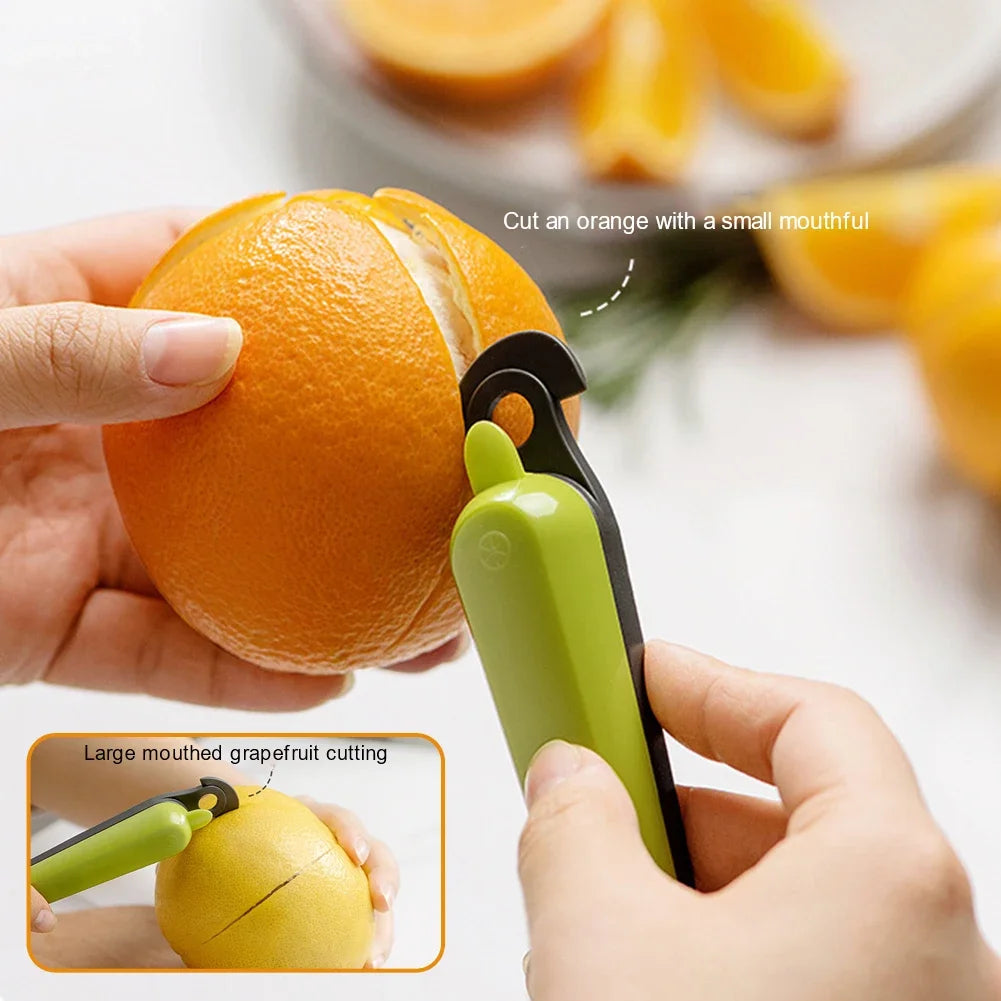 Multifunctional Orange Peelers Reusable Creative Fruit Pomelo Peeling Tool Easy To Use Open Kitchen Gadgets for Grapefruits