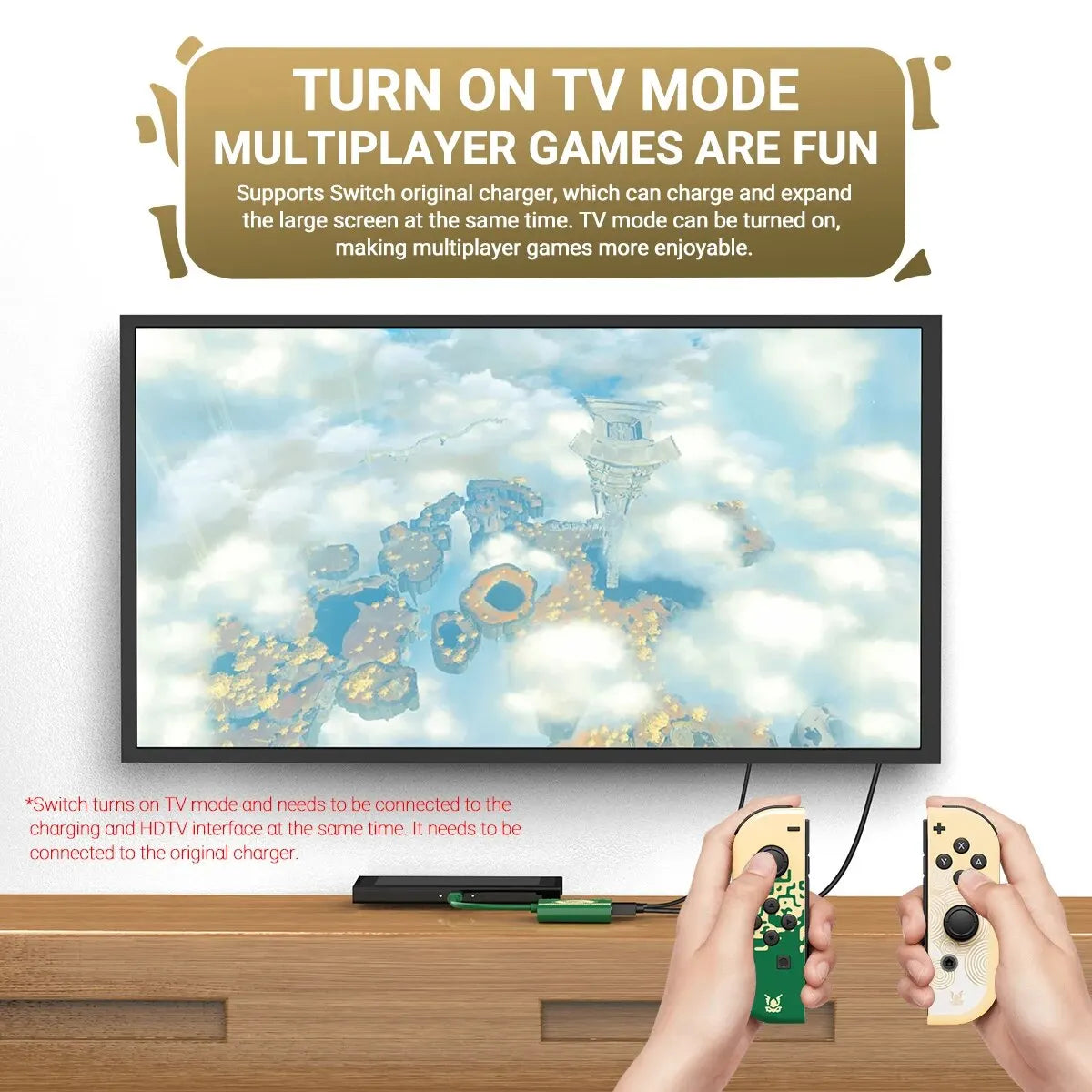 PD100W Station d'amarrage de jeu pour Nintendo Switch/Oled Support TV Mode USB-C à 4K Hdtv Hub pour le téléphone de pont vapeur