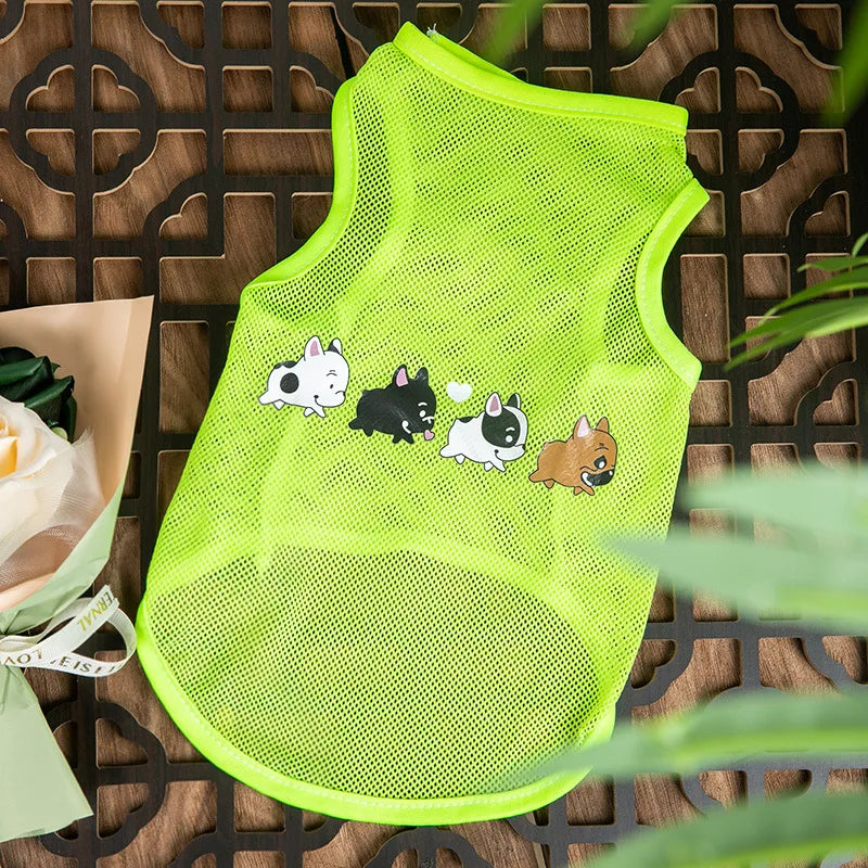 Vêtements de chat de mode Vêtements pour chiens pour chiens pour petits chiens chihuahua bulldog de bulldog gilet t-shirt super cool bel vêtements de chiot