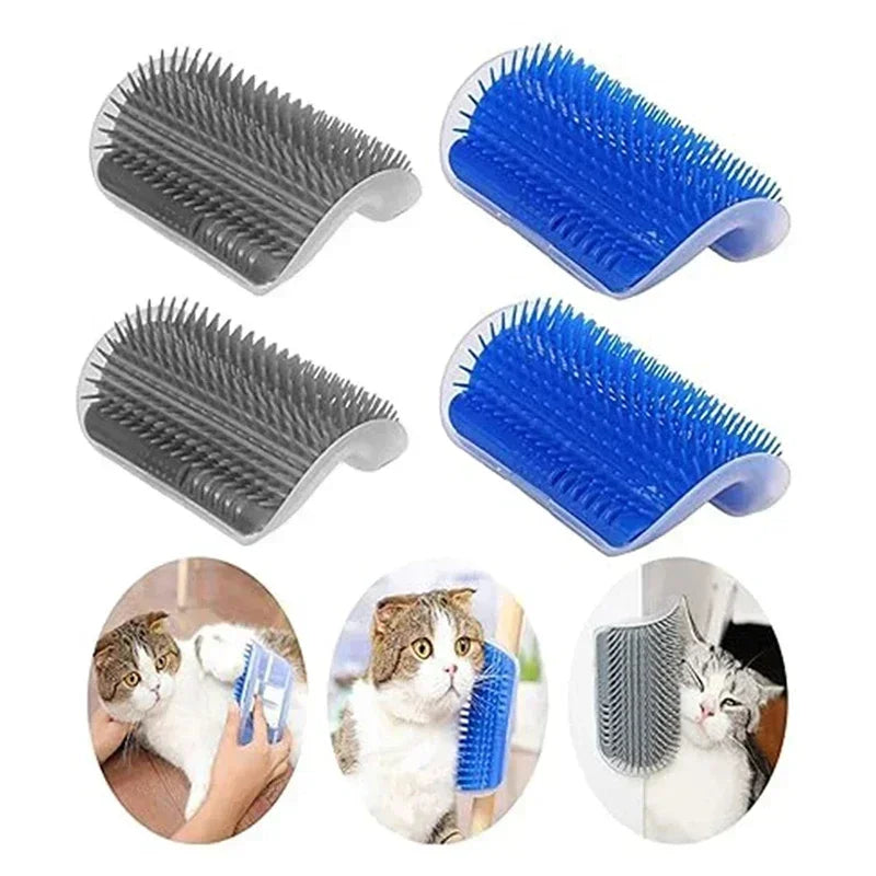 Cat Scratcher Massager pour les chats grattant les animaux de compagnie Brosse enlevant la table de toilettage des cheveux