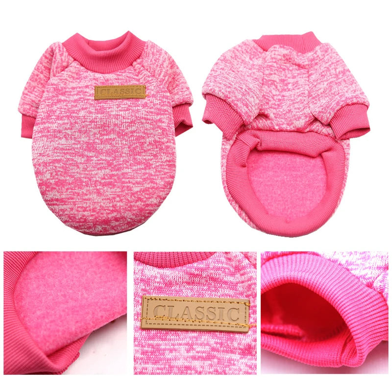 Vêtements pour chiens d'hiver pour les petits chiens chiens chauds Chihuahua manteau schnauzer cug vêtements swetshirts décontractés pour chats de chien Accès pour animaux de compagnie