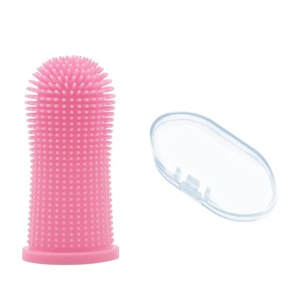 Chien super doux animal de compagnie brosse à dents de dents nettoyage de mauvaise halete