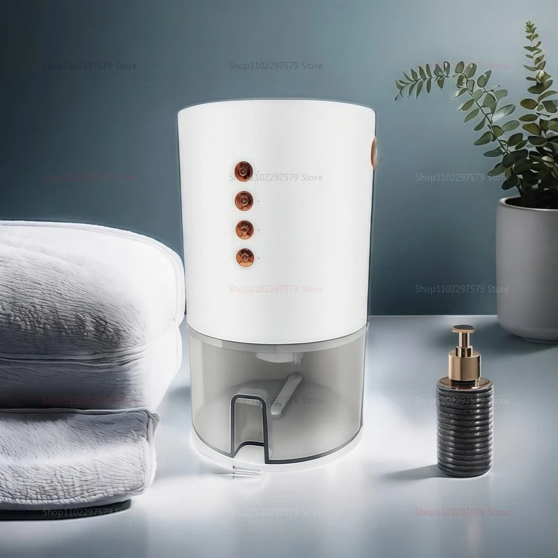 Déshumidificateur intelligent Absorbeur d'humidité pour la chambre à coucher Purificateur d'air portable et Contrôle de l'humidité Déodorizant l'humidité compacte