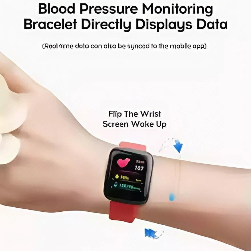 Smart Watch multifonction pour les hommes femmes enfants appels Bluetooth, rate cardiaque et moniteur SPO2, suivi du sommeil | Compteur de pas