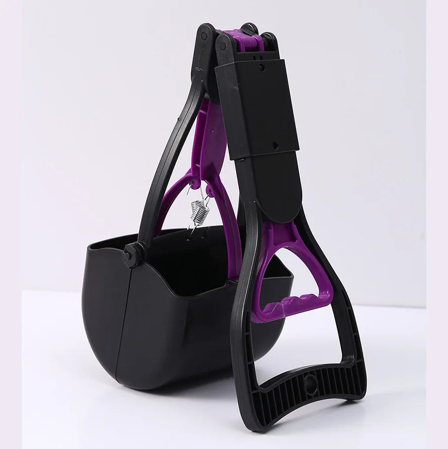 Pooper Scooper pour chiens Jaw Blamp Hourfure de poignée à poignée longue Scooper pour chien Puppy Cat Waste Picker Cleaning Cleaning Phelt Tools