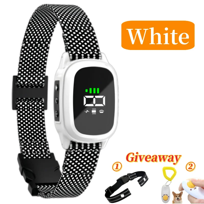 YHLC Automatic Antibarking Dog Collar, bouc-écard rechargeable, arrêt Barkin, collier de formation électrique pour chien
