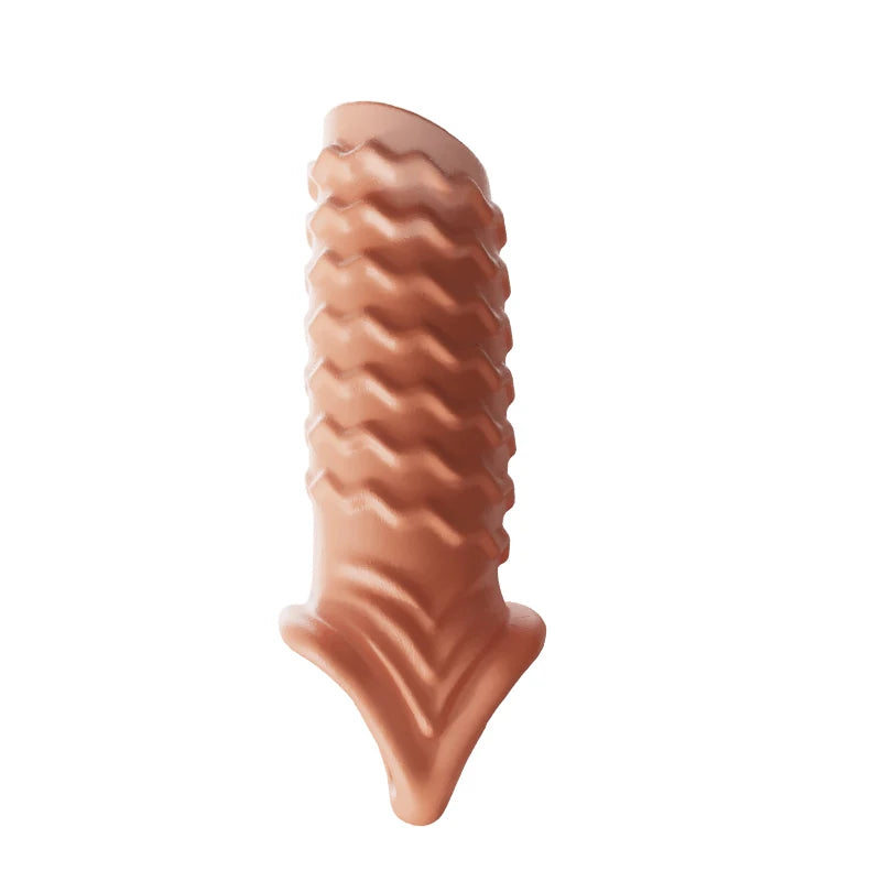 RELARD réutilisable préservatif Pinis Extension de manches étendue Dildo Adult Anal plug Sex Toys for Men Pas de vibrateur pour femmes Produits sexuels