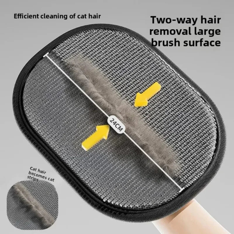 Glants de nettoyage de poils pour animaux de compagnie efficaces Outils de brossage de dépilation pour le toilettage de chat pour chiens brosses douce enlève les cheveux du canapé-marin