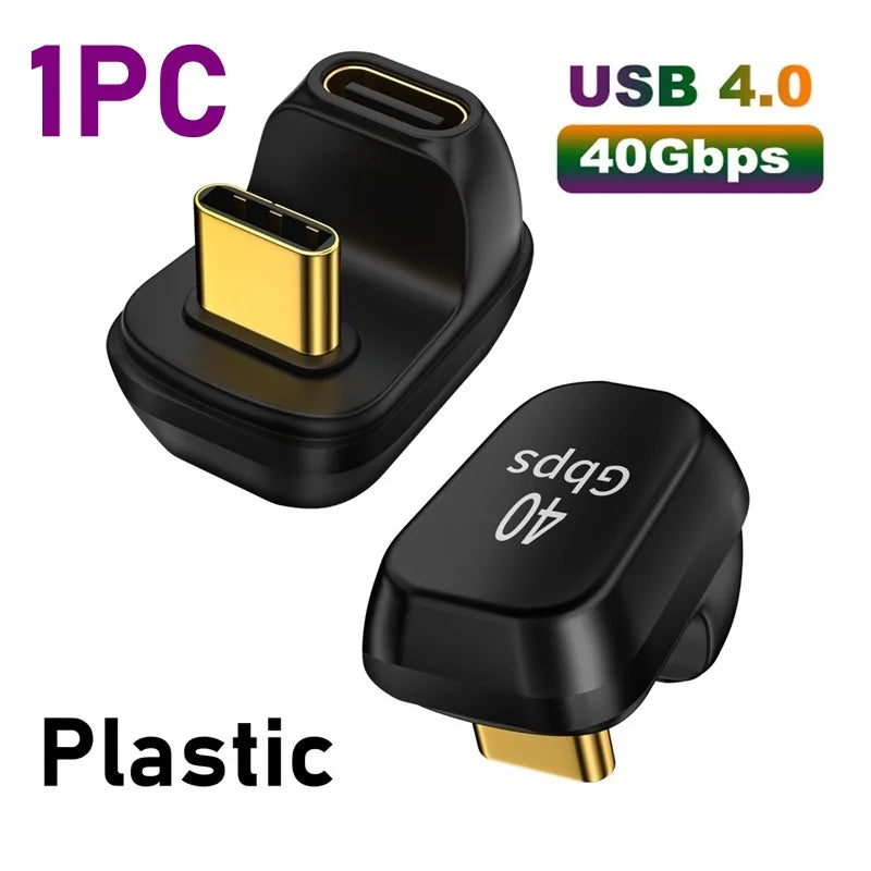 PD 100W USB 40 Gbps Terrain de données USB 4.0 Thunderbolt 4 Type C Male vers le connecteur féminin Extenseur pour les ordinateurs portables du téléphone mobile