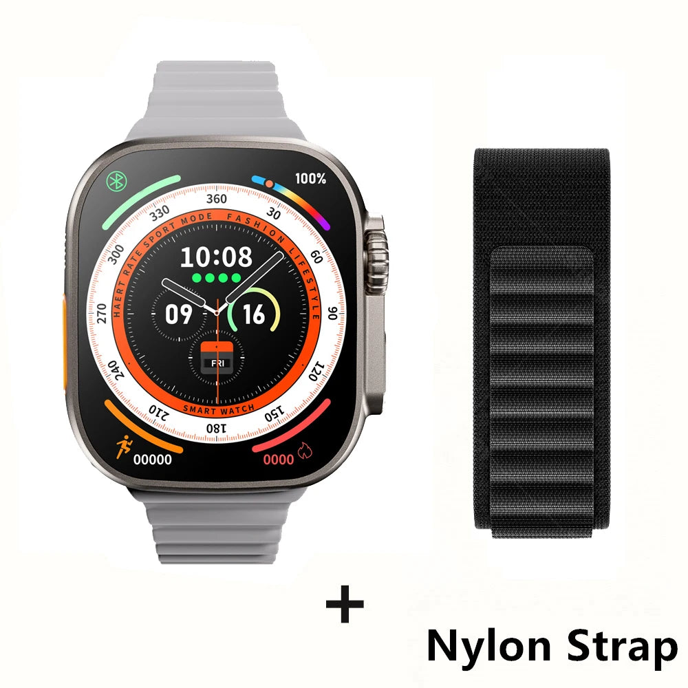 Pour Apple Smart Watch 10 Ultra X 3 Pro Max Gen2 49 mm AMOLED SMARTWATCH RACHAGE RATIFIQUE CHARGE WIRE SANS MEN FEMMES POUR SPORT
