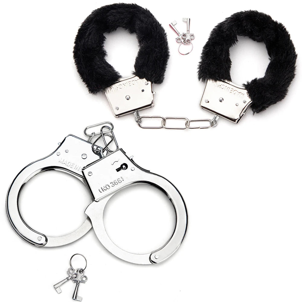 Accessoires érotiques Toys sexuels 2pc BDSM Bondage menottes pour les contraintes sexuelles Cuffs Fetish Adult Couples Games Produits sexuels