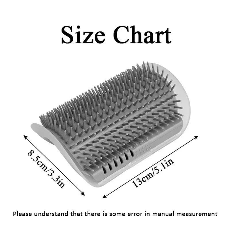 Cat Scratcher Massager pour les chats grattant les animaux de compagnie Brosse enlevant la table de toilettage des cheveux