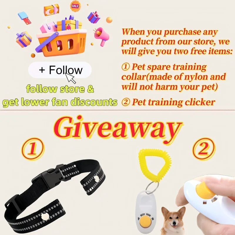 YHLC Automatic Antibarking Dog Collar, bouc-écard rechargeable, arrêt Barkin, collier de formation électrique pour chien