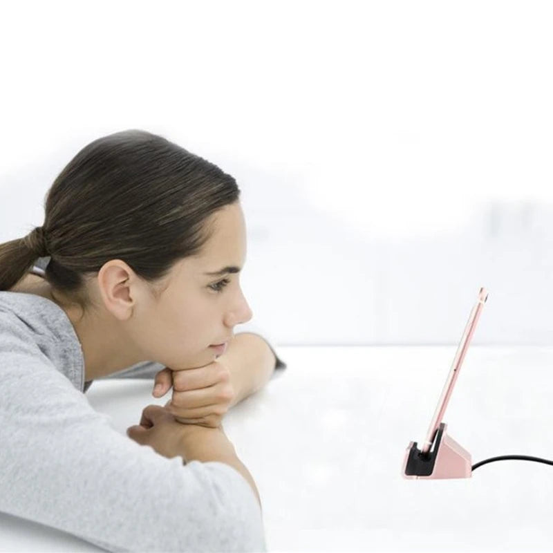 Station de quai à chargement rapide de Type-C Bureau USB C 3.1 Chargeur d'amarrage avec câble pour Huawei P9 Plus pour le téléphone portable intelligent