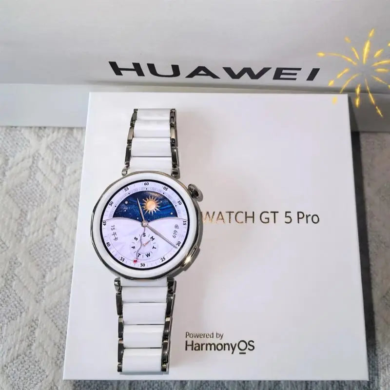 Huawei GT5 Pro Watch SmartWatch 1.53 '' HD ÉCRAN 315MAH Batterie 24h Moniteur de santé BT5.3 Bluetooth Call IP67 GPS pour Android iOS