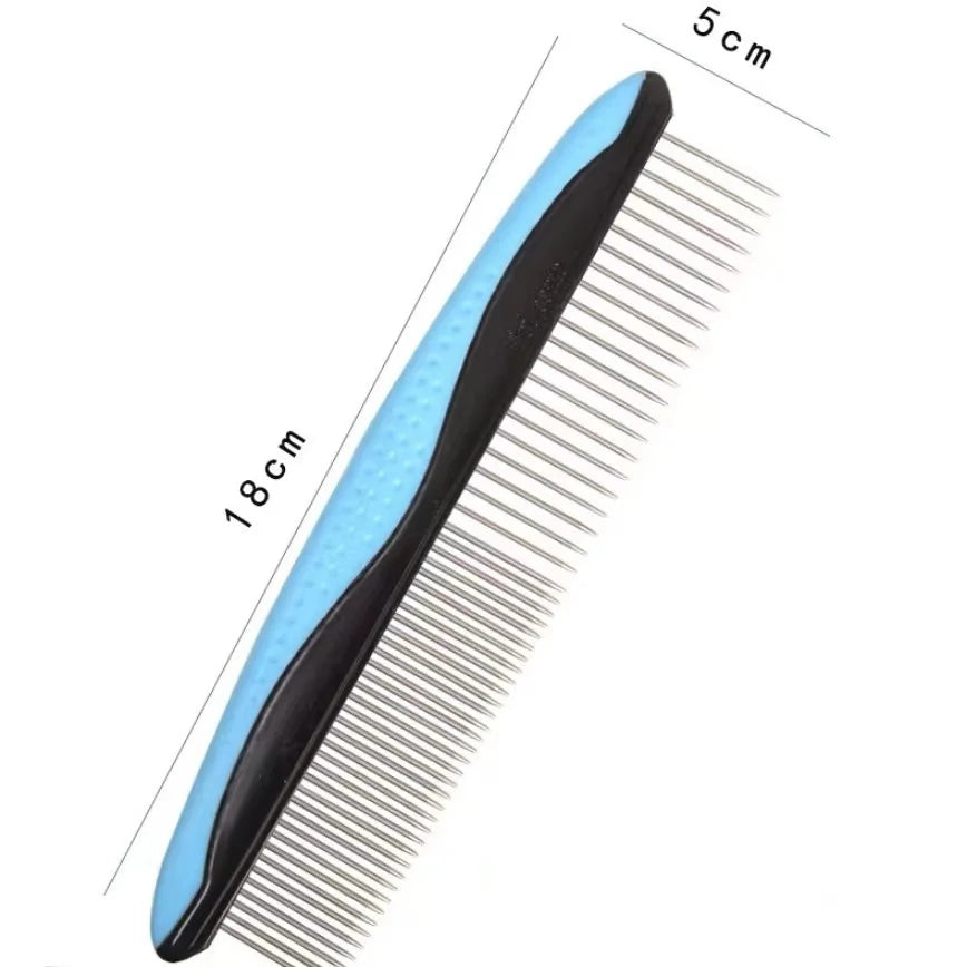 Brosse de toilettage pour animaux de compagnie, pinceau de deshedding professionnel à double face côté pour les chats et les chiens, pinceau pour animaux de compagnie pour enlever les enchevêtrements et les nœuds