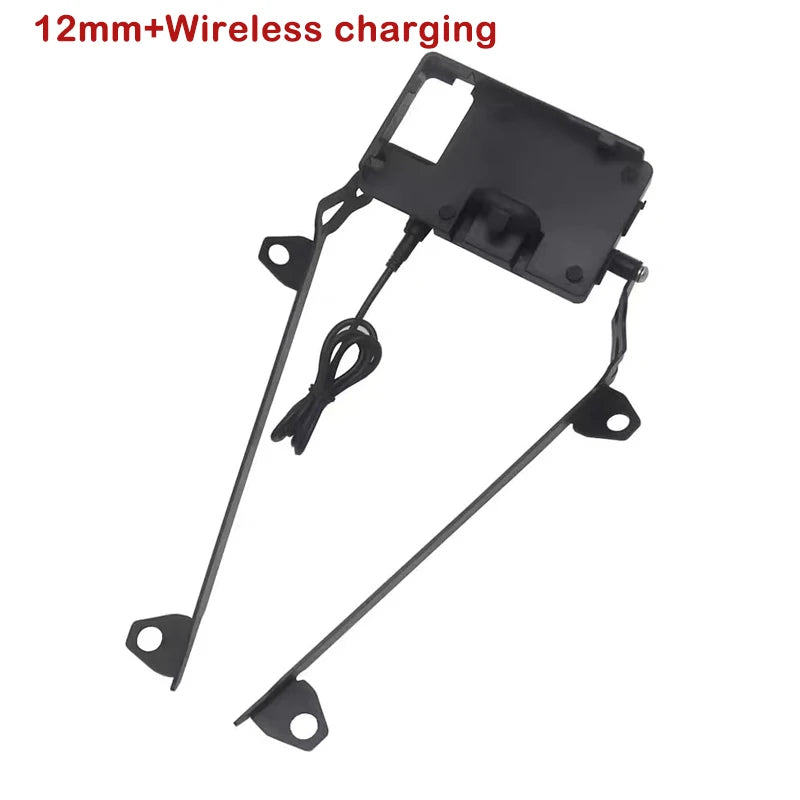 Pour Ducati Multistrada V4 S V4S 2021 2022+ Motorcycle Mobile Phone GPS Mount Navigation Bracket USB et STANDE DE CHARGE SANS WIRD