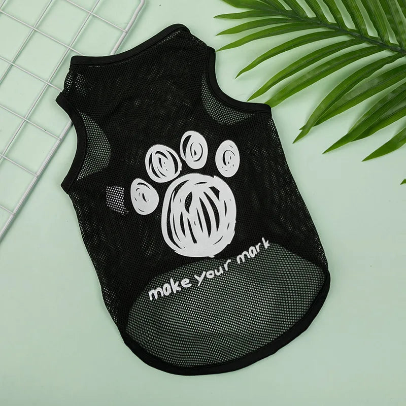 Vêtements de chat de mode Vêtements pour chiens pour chiens pour petits chiens chihuahua bulldog de bulldog gilet t-shirt super cool bel vêtements de chiot