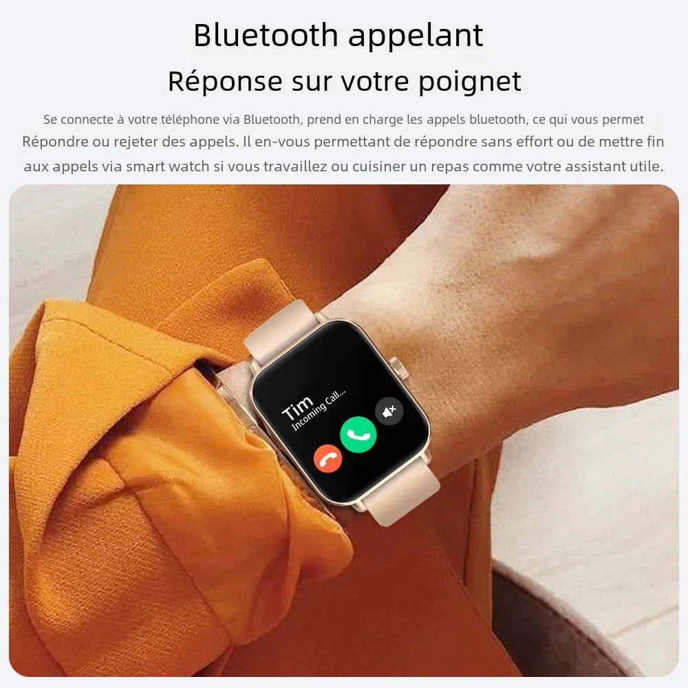 COLMI P81 VOIX CALLAGE SMART Watch Ultra 1,9 pouce Screen 24h Monitor de santé 100+ Modes de sport, Bluetooth Smartwatch Men Women