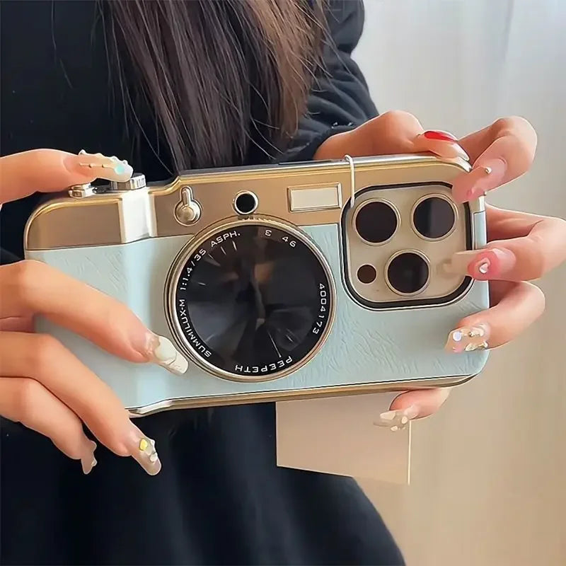 All-in-one camera phone case for iPhone 16 15 Pro 14 13 12 11 with mirror magnetic suction Bluetooth connection protective case