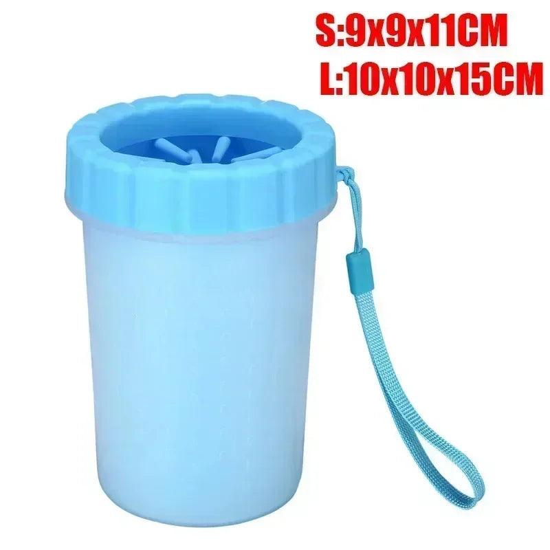 Chien de pied de pied tasse path lasher nettoyeur chien chat bas de pas brosse de nettoyage