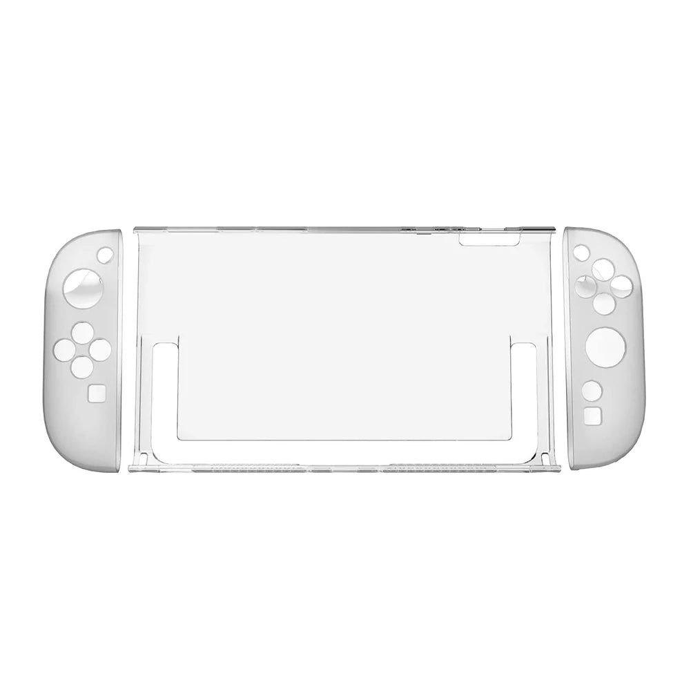 Pour Nintendo Switch2 Console de jeu à main le cover de protection en silicone détachable à la couverture de protection transparente à l'épreuve de protection transparente.