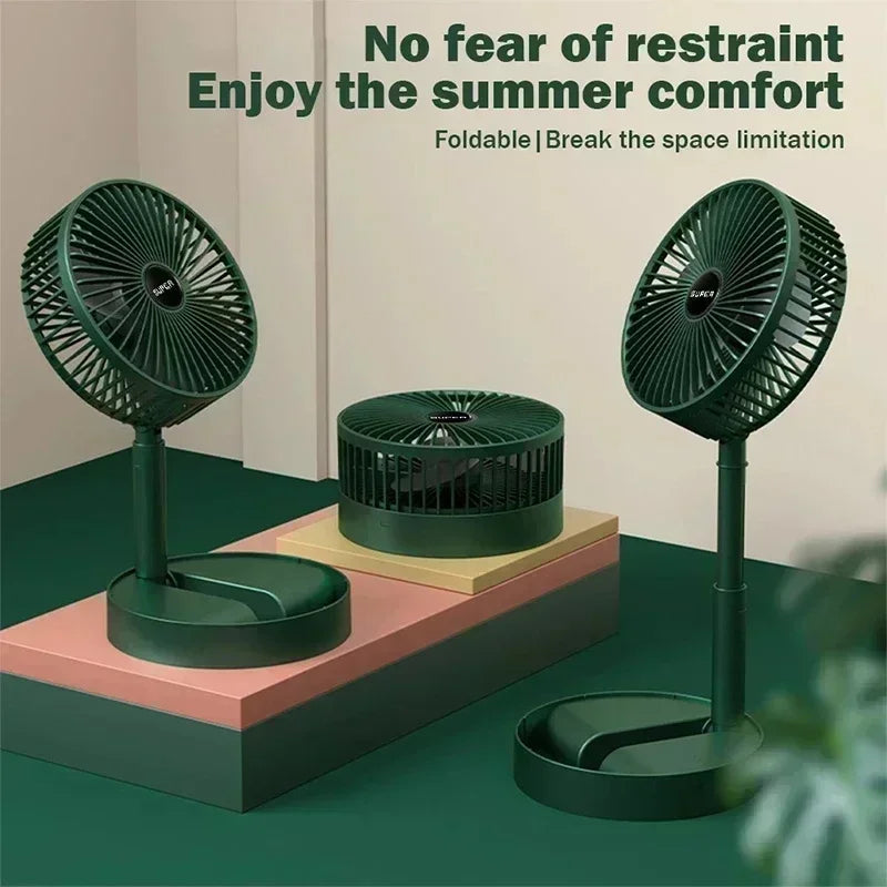 Bureau pliable rechargeable petit ventilateur mini-facteur portable portable USB Home Low Bruit Haute durée Mini ventilateur électrique