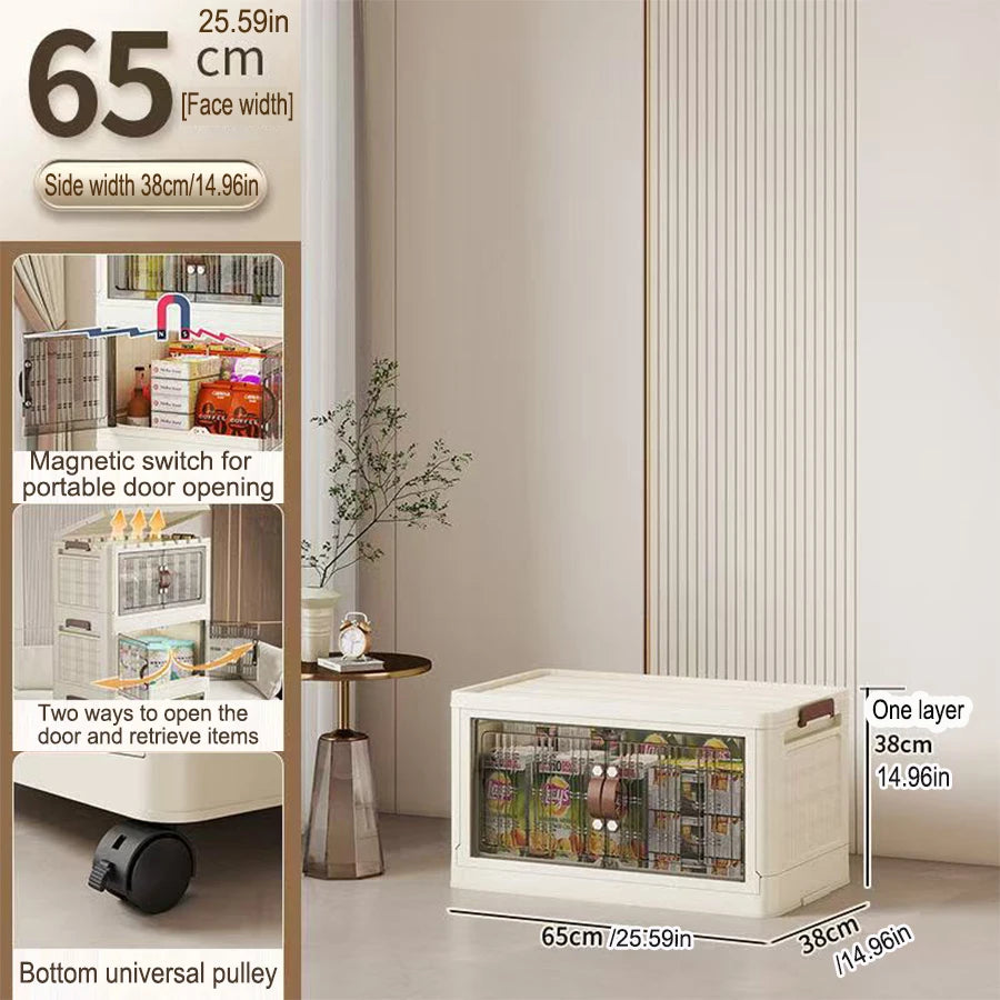Armoire de rangement de rangement à pliage multifonction de grande capacité Organisateur de placard à poussière Boîtes de rangement faciles à installer