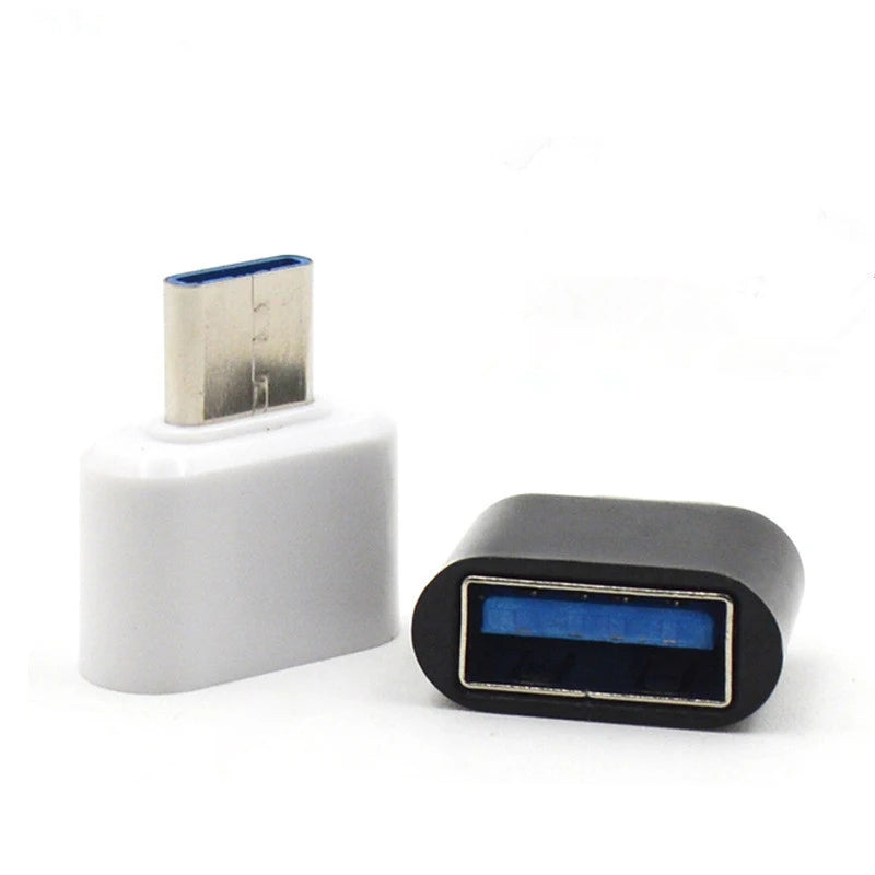 USB 3.0 Type-C vers l'adaptateur OTG USB 2.0 pour Samsung Huawei Xiaomi Honor Redmi Oppo OnePlus Android Phone Data Sync Converter USB-C