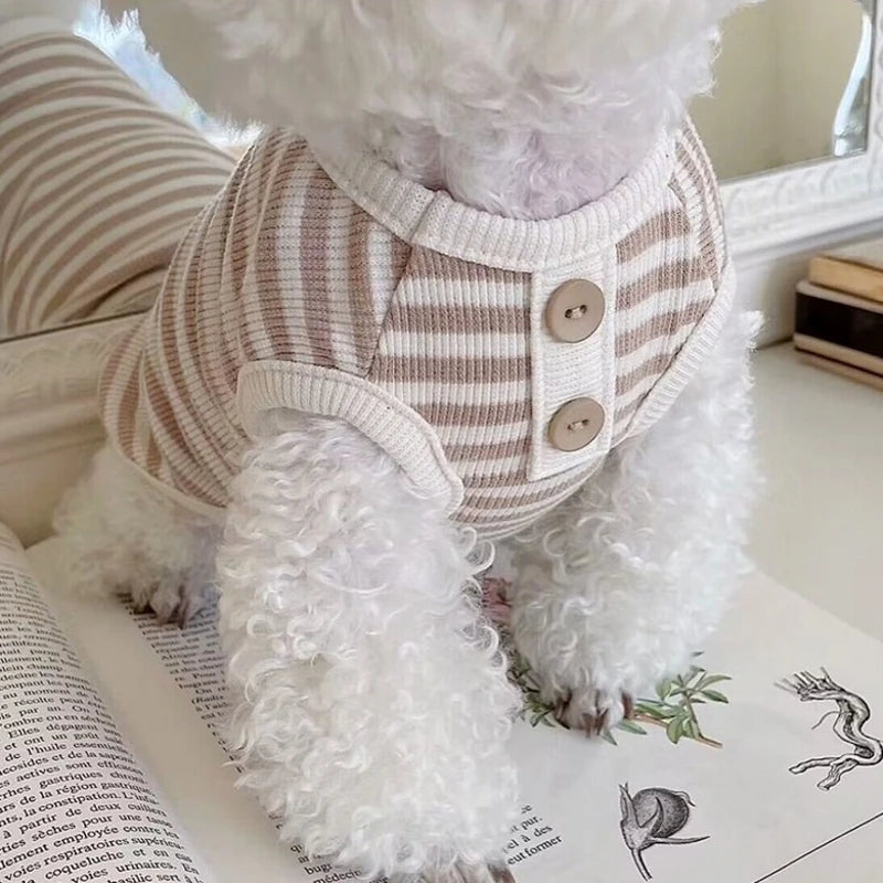 Pet Dog Vest Summer Puppy Vêtements Mignon Floral Flying Sleeves Dog T-shirt Chihuahua Pug Bichon Cat chien Vêtements Girl Girl