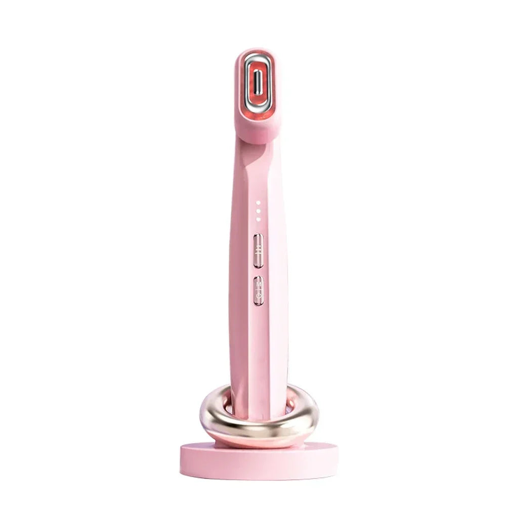 360 ° Face Eey Beauty Care Device Microcurrent 4 in1 Bleu rouge Light Facial Louting Wand Eye Massageur Skin Restanding Anti Wrinkle