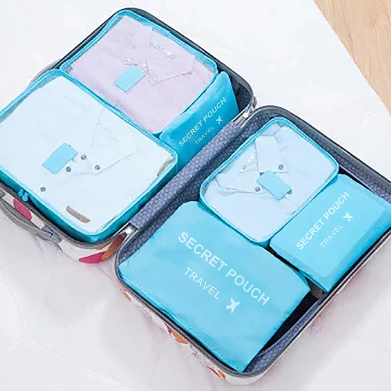 6pcs Sacs de voyage multifonction