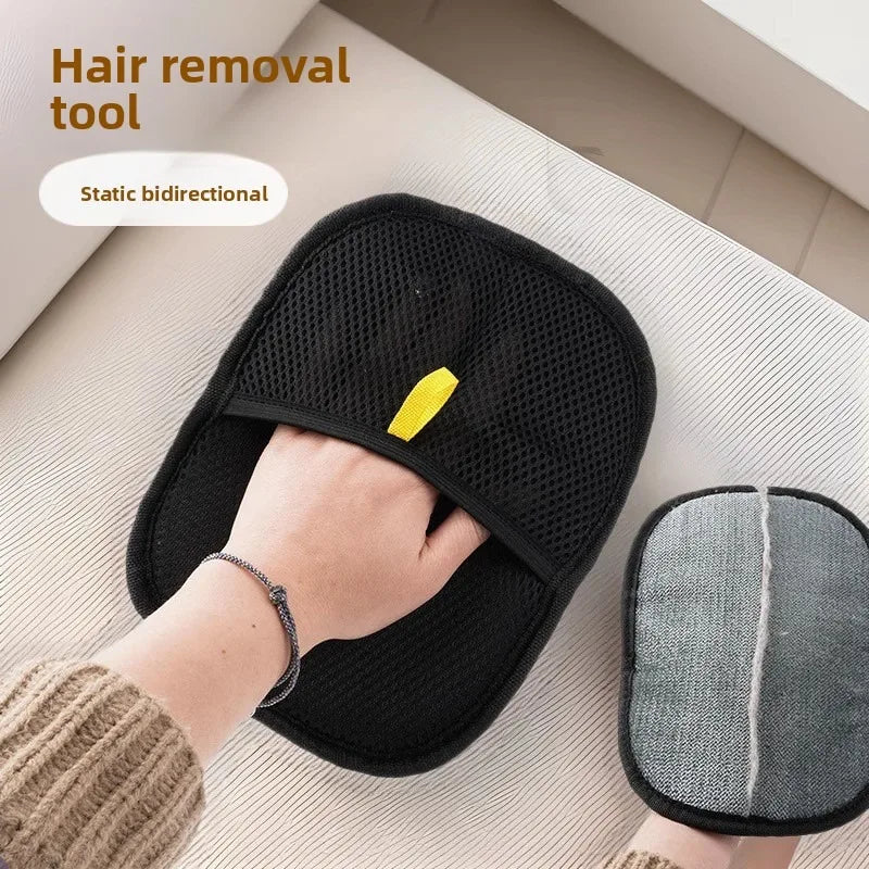 Glants de nettoyage de poils pour animaux de compagnie efficaces Outils de brossage de dépilation pour le toilettage de chat pour chiens brosses douce enlève les cheveux du canapé-marin