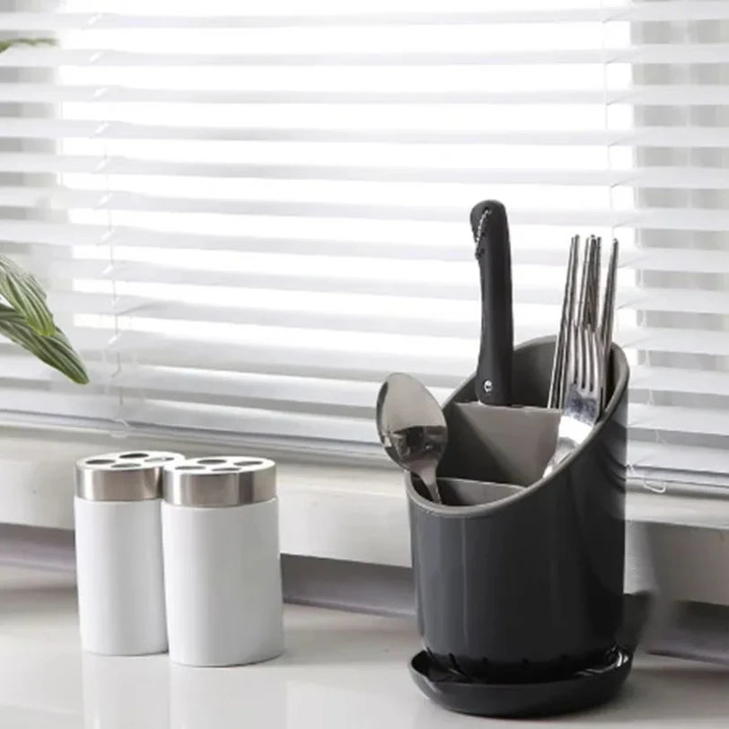 Coudlery Storage Contexte en plastique Conteaux de drainage de drain