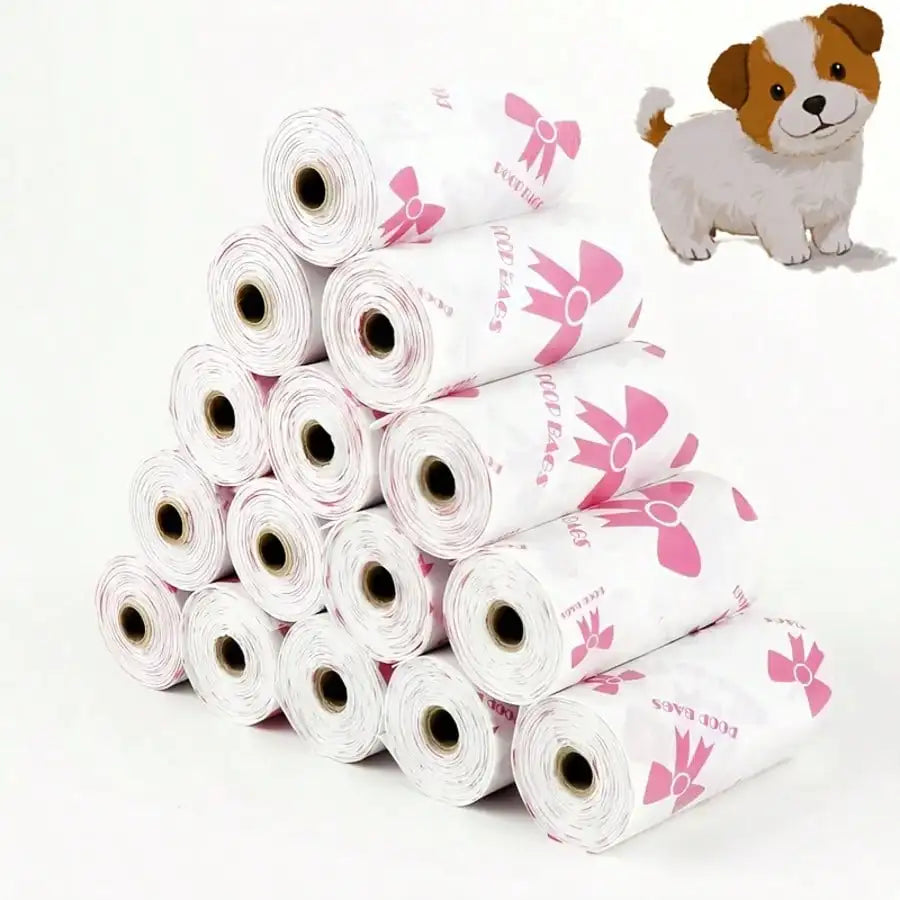 3/6/10/12 Rolls 180 Count Sacs de merde de chiens super épaisses, polyéthylène à l'épreuve des fuites adapté aux chats et aux chiens, aux fournitures de nettoyage pour animaux de compagnie