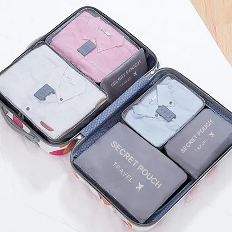 6pcs Sacs de voyage multifonction