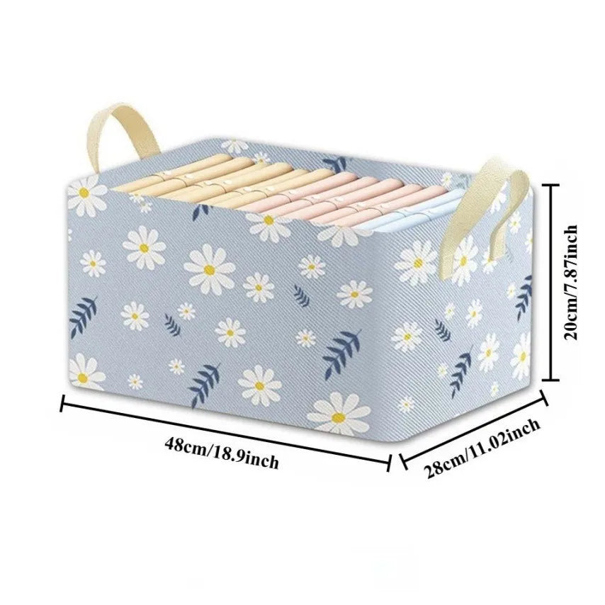 Boîte de rangement de vêtements pliables avec cadre en acier utilisé dans la garde-robe pour les vêtements et les pantalons et les paniers d'étagère d'organisation