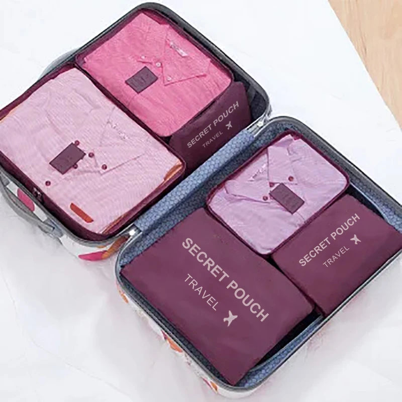 6pcs Sacs de voyage multifonction