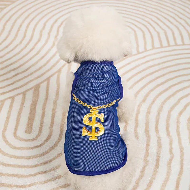 Vêtements de chat de mode Vêtements pour chiens pour chiens pour petits chiens chihuahua bulldog de bulldog gilet t-shirt super cool bel vêtements de chiot