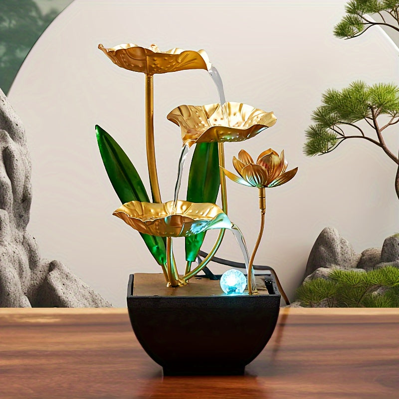 Petite fontaine intérieure Humidificateur automatique Décor de bureau pour le salon et la détente de la chambre