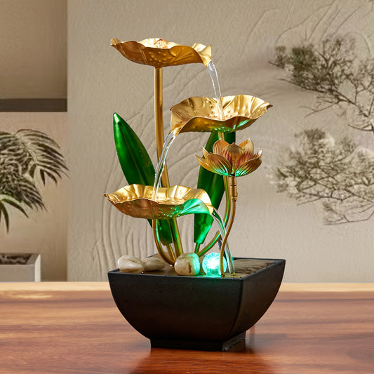 Petite fontaine intérieure Humidificateur automatique Décor de bureau pour le salon et la détente de la chambre
