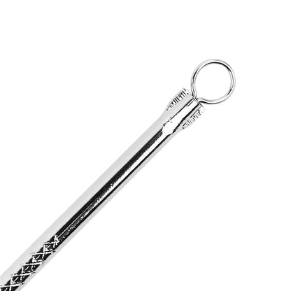 1 pcs Thead Black Comedone Acné Pimple Blemish Extracteur Remover en acier inoxydable Aigneles Outils Face Care Pores Clean