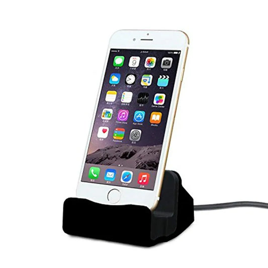 Stand de charge iOS de la station de quai pour Apple iPhone 11 Pro Max xs xr x 7 8 6s Plus Dockingstation Phone Agardage USB CHARGER HOLDER